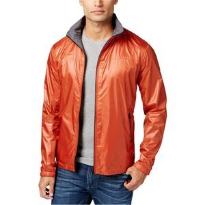 Point Zero Mens Reversible Jacket, Orange, NWT